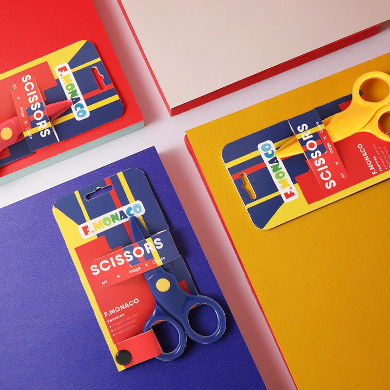 FLOWER MONACO KID'S PLASTIC SCISSORS