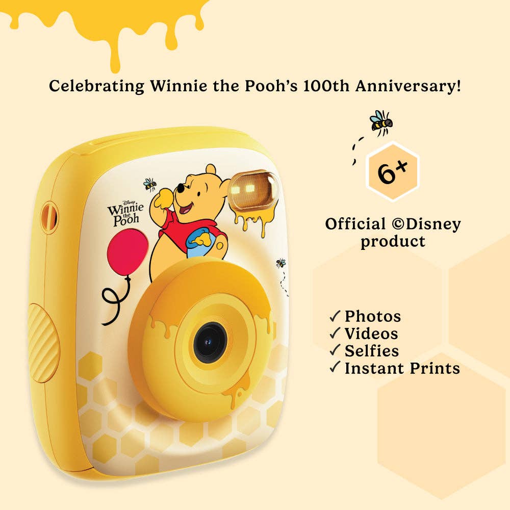 Kiimento Disney Winnie the Pooh Print Pro Camera