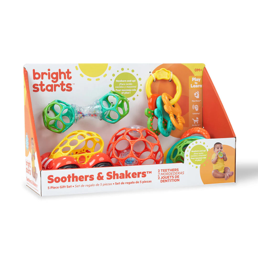 BRIGHT STARTS Soothers & Shakers™ 5 Piece Gift Set