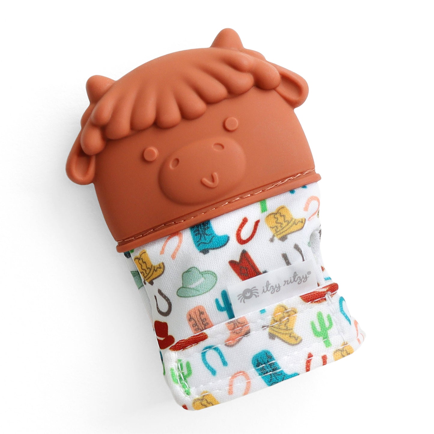 Itzy Mitt™ Silicone Teething Mitts: Sun