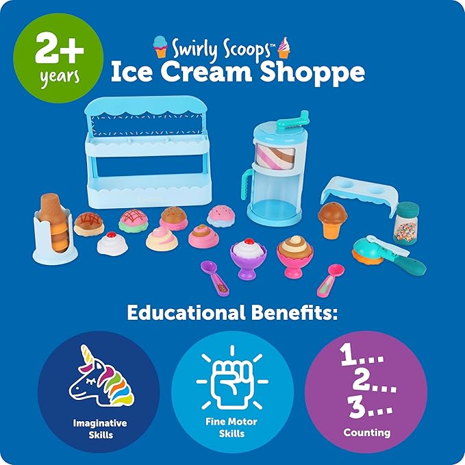 LEARNING RESOURCES SWIRLY SCOOPS ICE CREAM SHOPPE