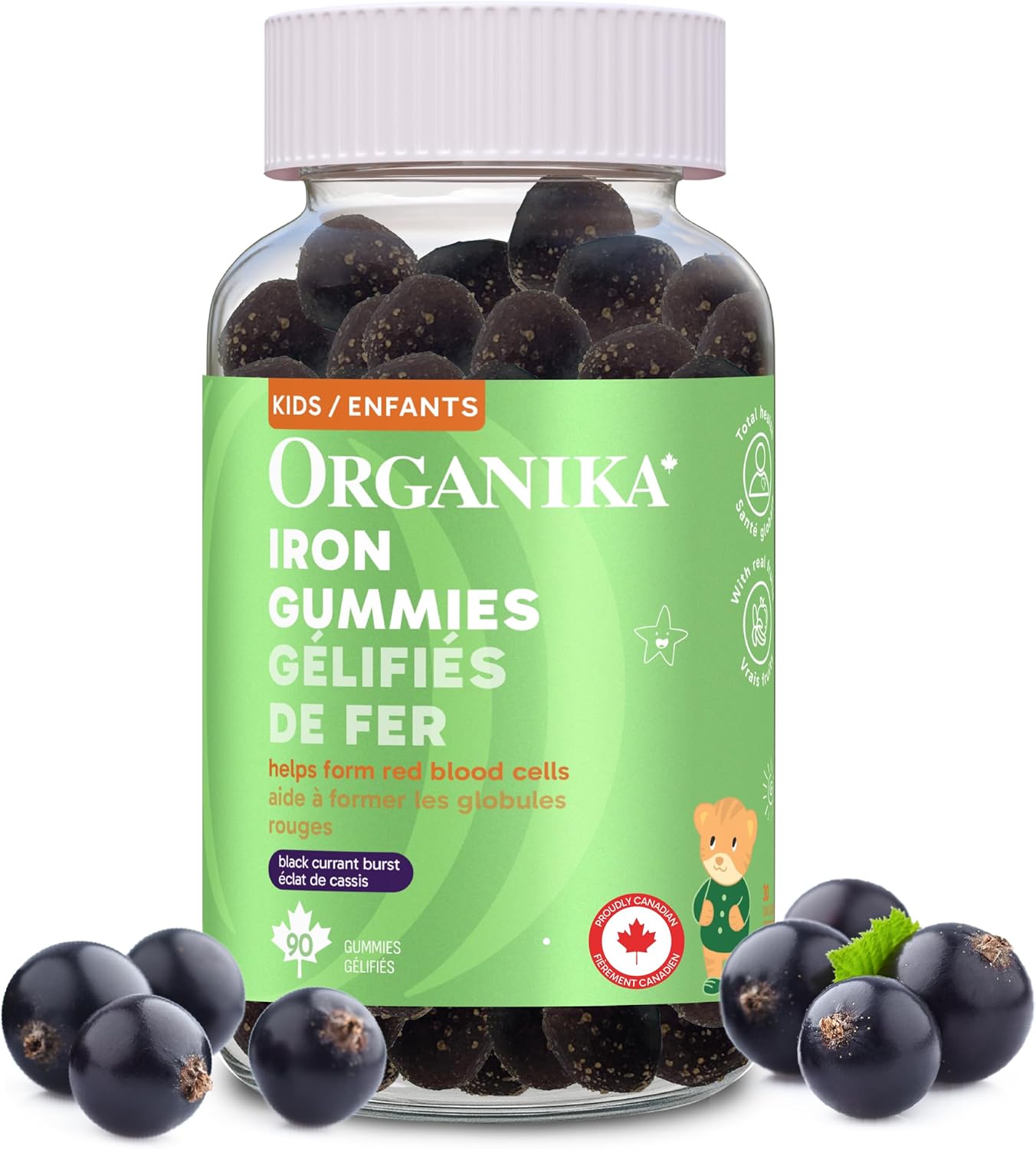 ORGANIKA-KIDS IRON G UMMIES-BLK CURRANT