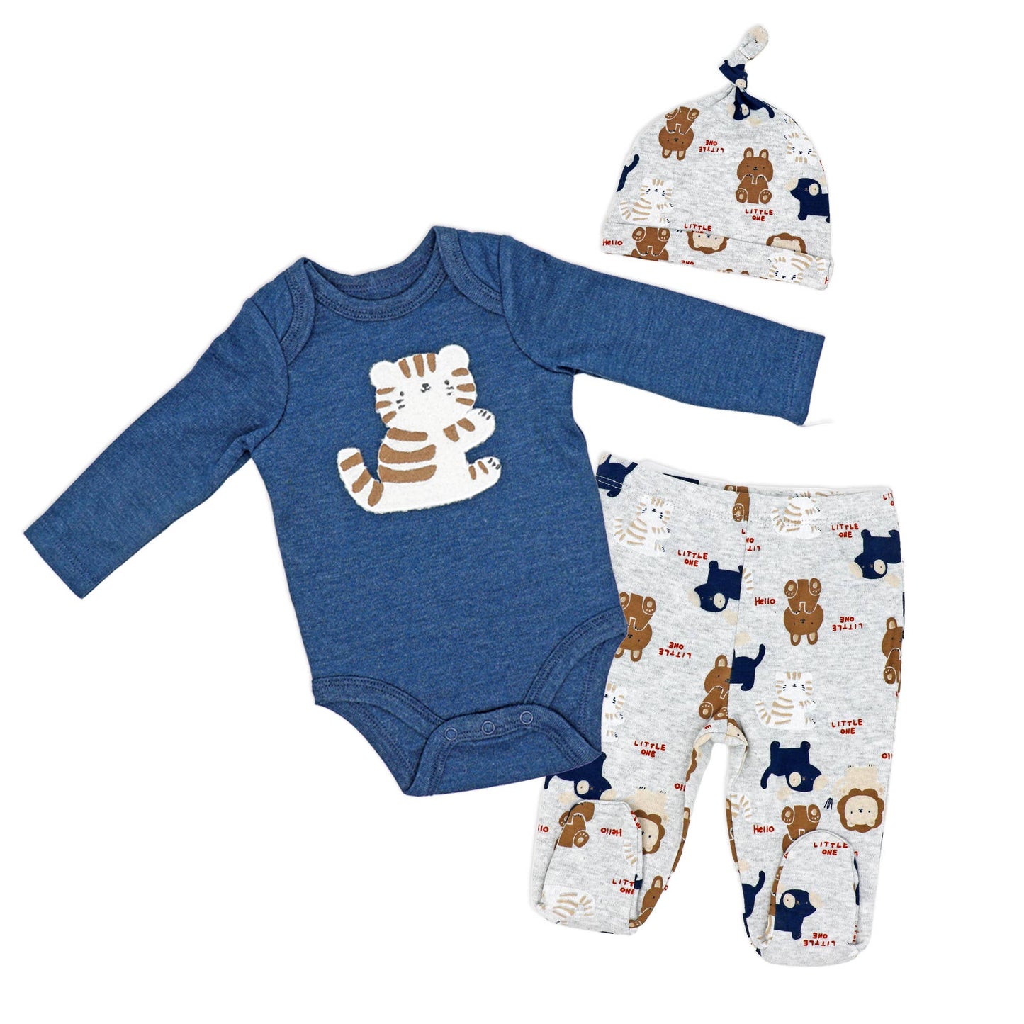 Rose Textile Boys 3 Piece Set- Tiger