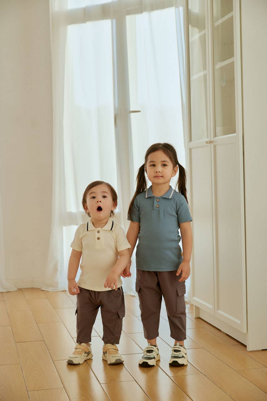 Norsu Organic Toddler Organic Cargo Pant-Dark grey