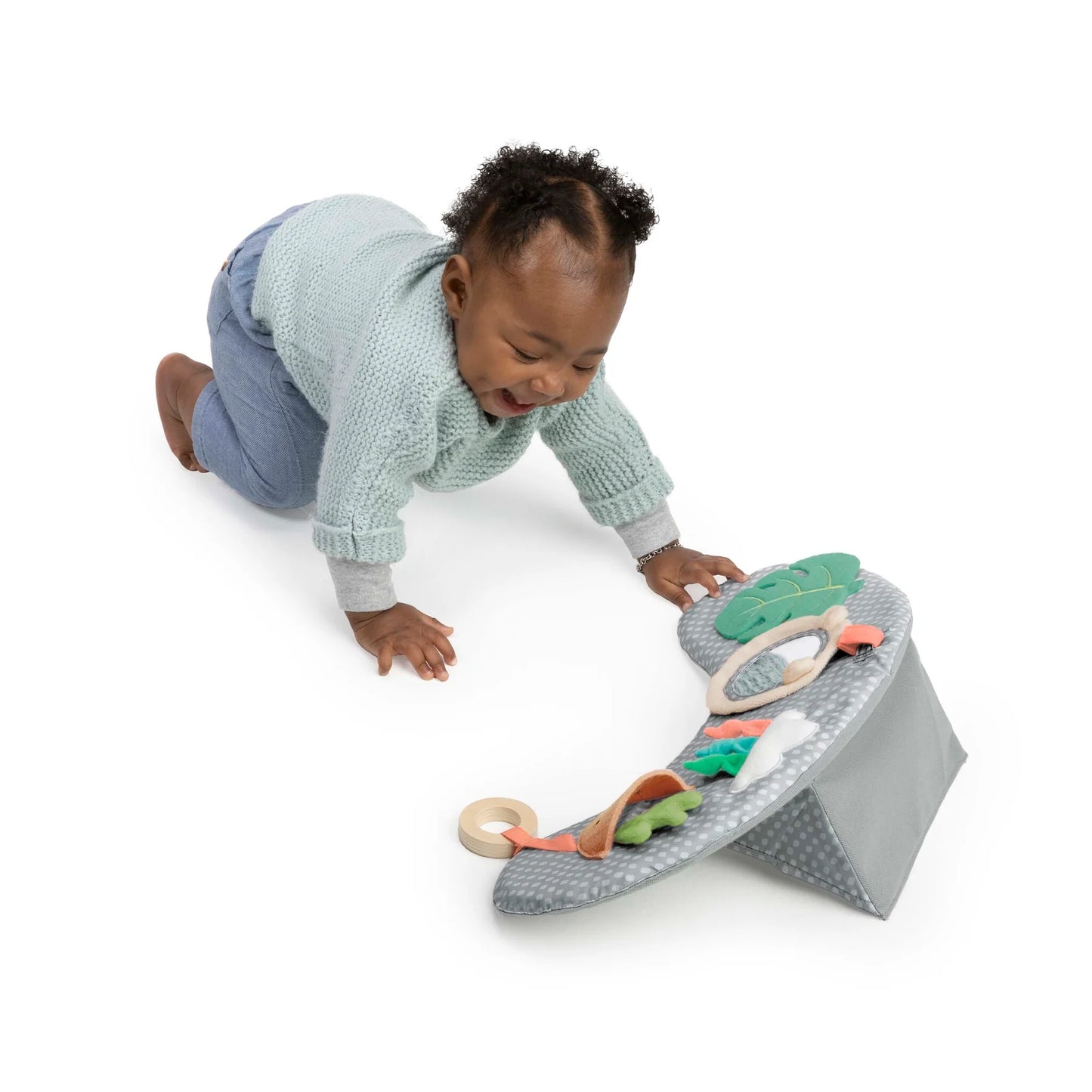 INGENUITY Cozy Prop™ 4 in 1 Sit Up & Prop Activity Mat Nate™