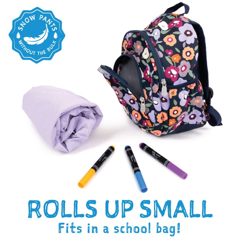 Jan and Jul  | Cozy-Dry Rain Pants (Fleece Lined)