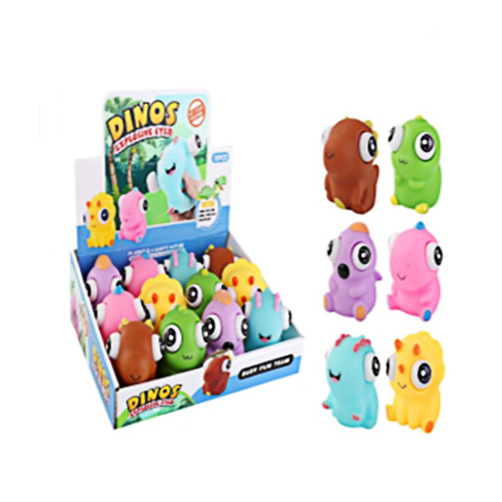 Squeeze Dinosaur Eye Popper Toys – Soft Squishy Fidget