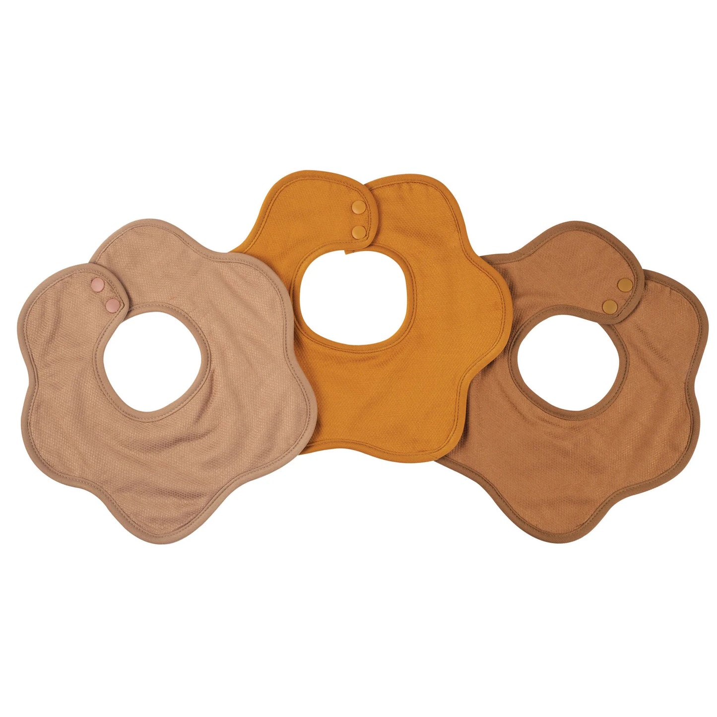 TINY TWINKLE Kaffle Roundabout Drool Bibs 3 Pack