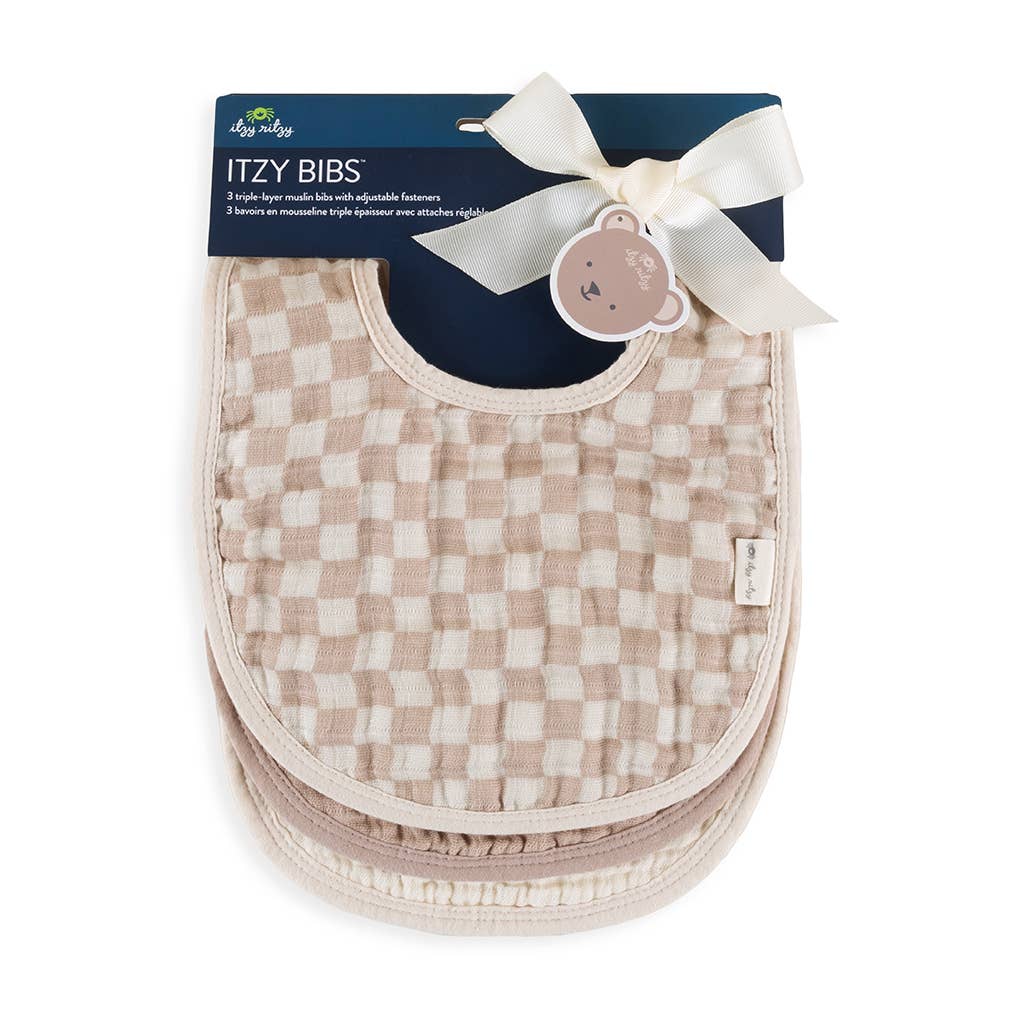 *New* Itzy Bibs™: Strawberries + Cream