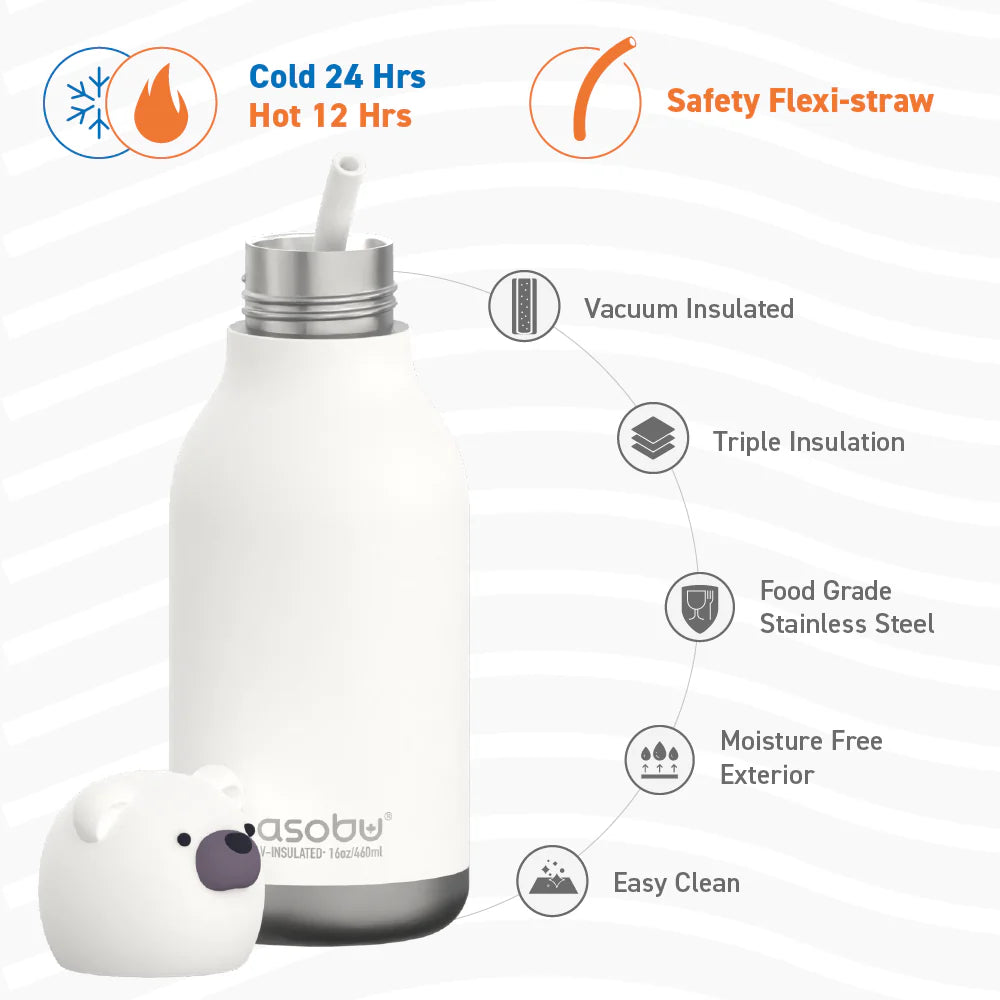Asobu Bestie Bottles - Polar Bear
