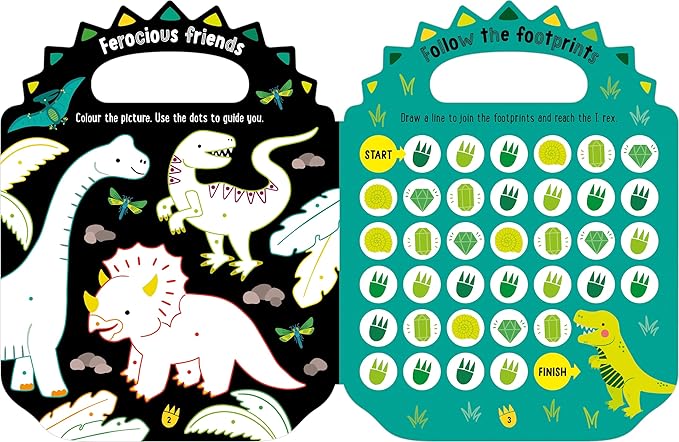 Shiny Stickers My Green and Scaly Dinosaur Activity Book