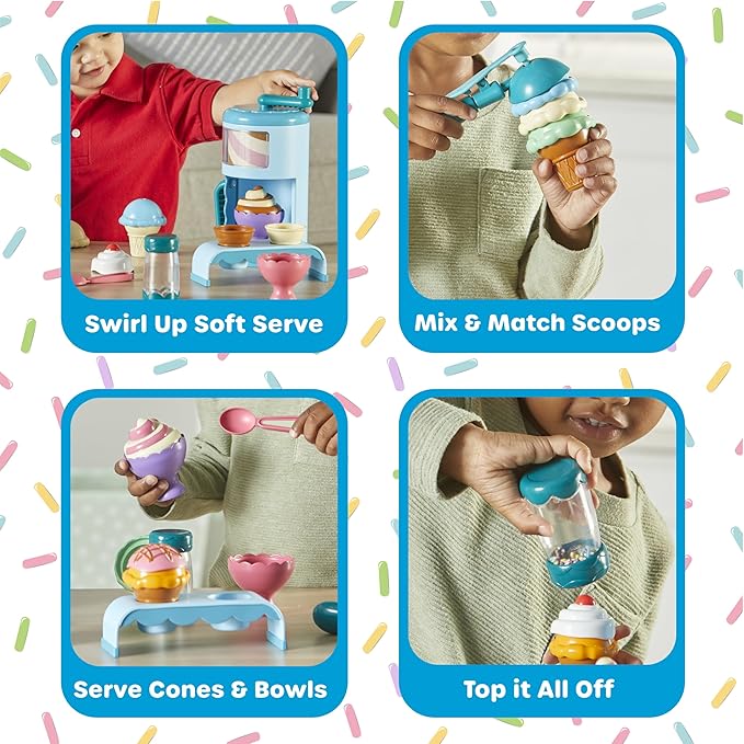 LEARNING RESOURCES SWIRLY SCOOPS ICE CREAM SHOPPE