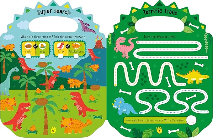 Shiny Stickers My Green and Scaly Dinosaur Activity Book