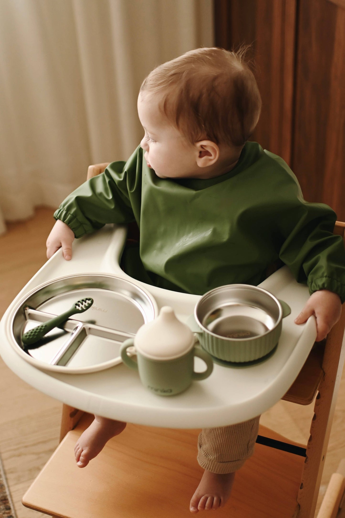 MINIKA Stainless & silicone suction plate