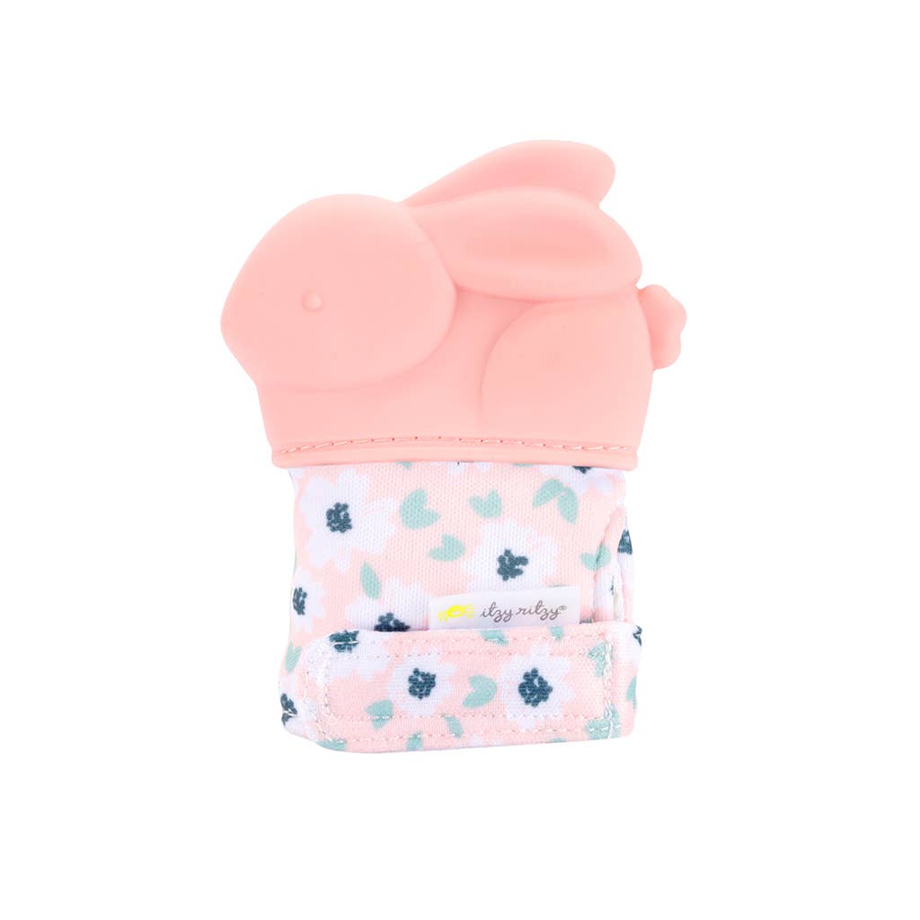 Itzy Mitt™ Silicone Teething Mitts: Bow