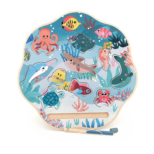 VILAC Michelle Carlslund - Magnetic Fishing Game & Toddler Puzzle