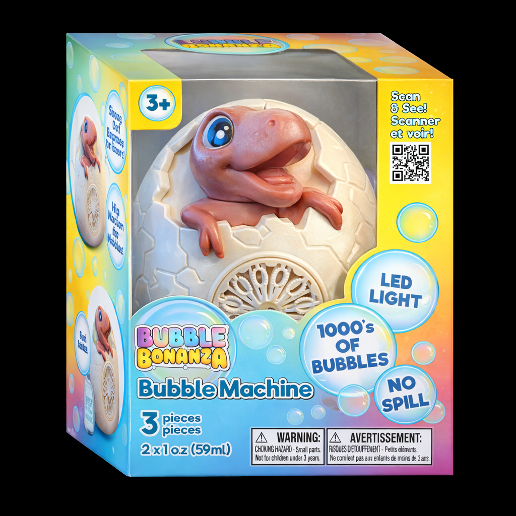 Baby Dinosaur LED Bubble Blower