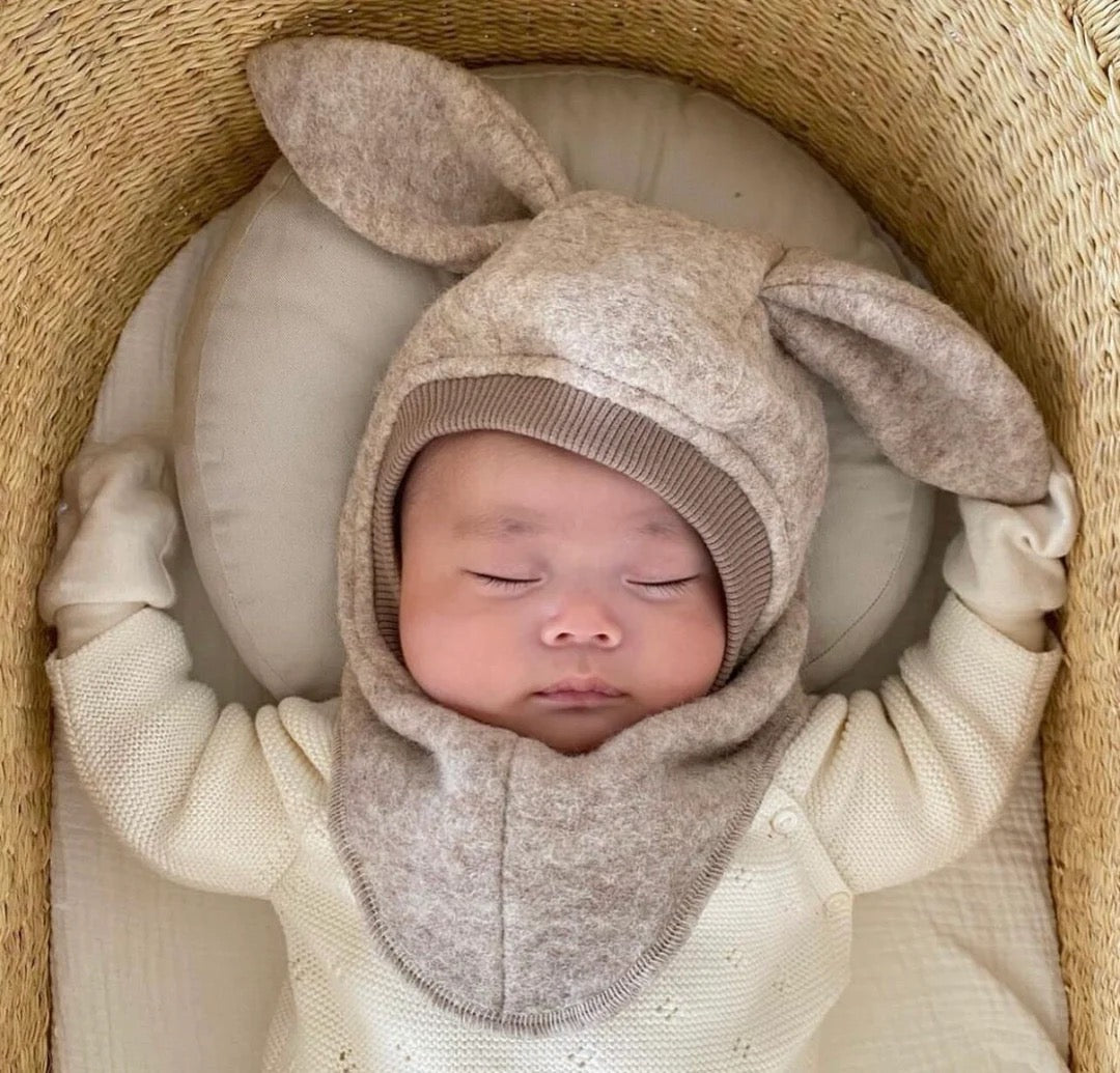 Huttelihut  Bunny Balaclava Ears Wool