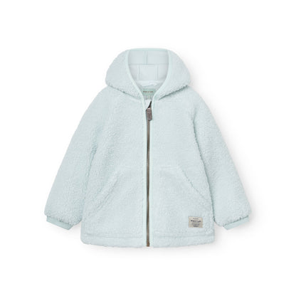 Mini A Ture Matliff Teddy Fleece Jacket in Ice Flow - product photo