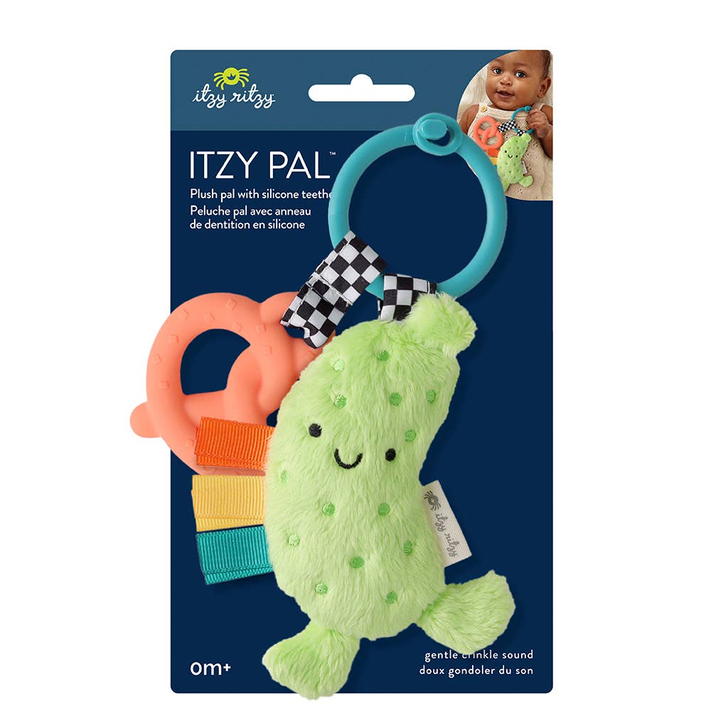 Itzy Pal™ Plush + Teether: Strawberry