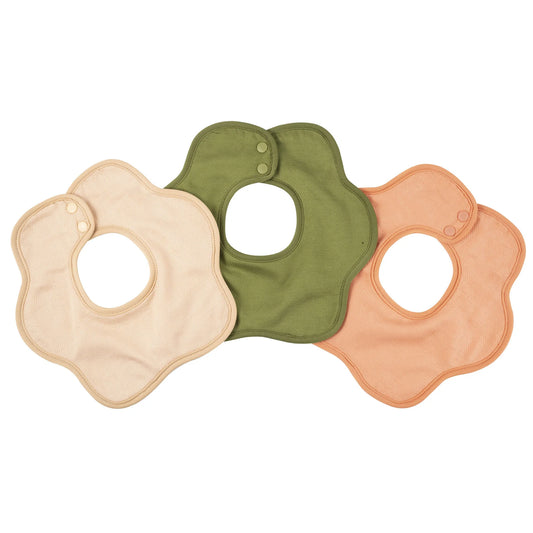 TINY TWINKLE Kaffle Roundabout Drool Bibs 3 Pack