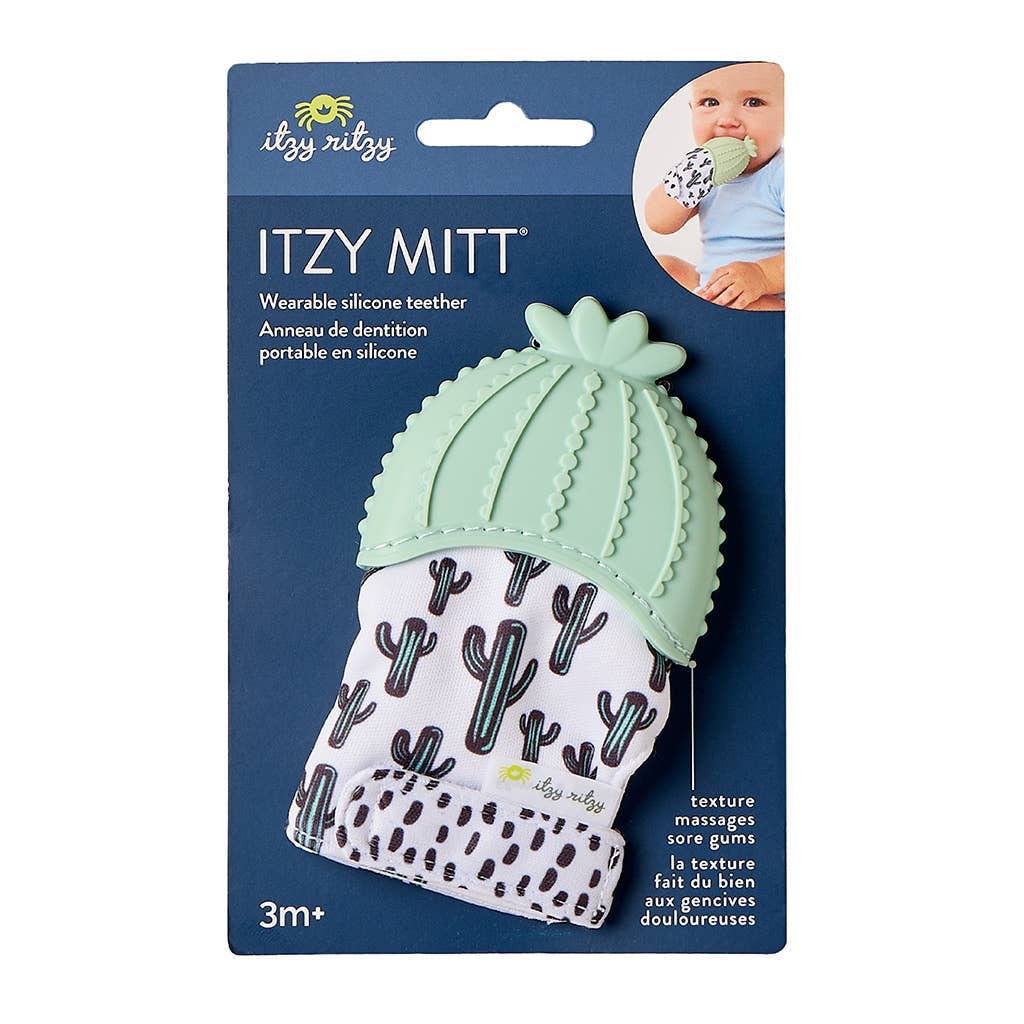 Itzy Mitt™ Silicone Teething Mitts: Sun
