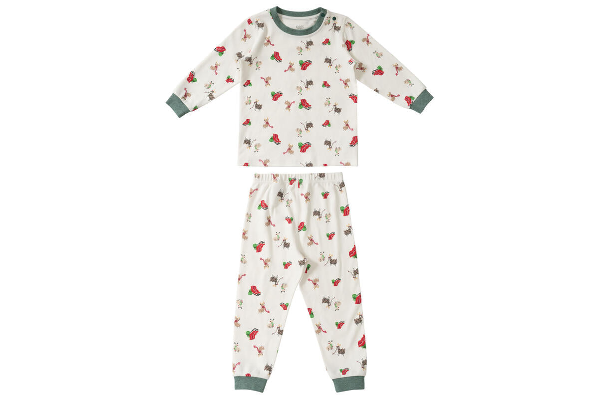 Nest Designs Two-Piece Long Sleeve PJ Set (Organic Cotton)