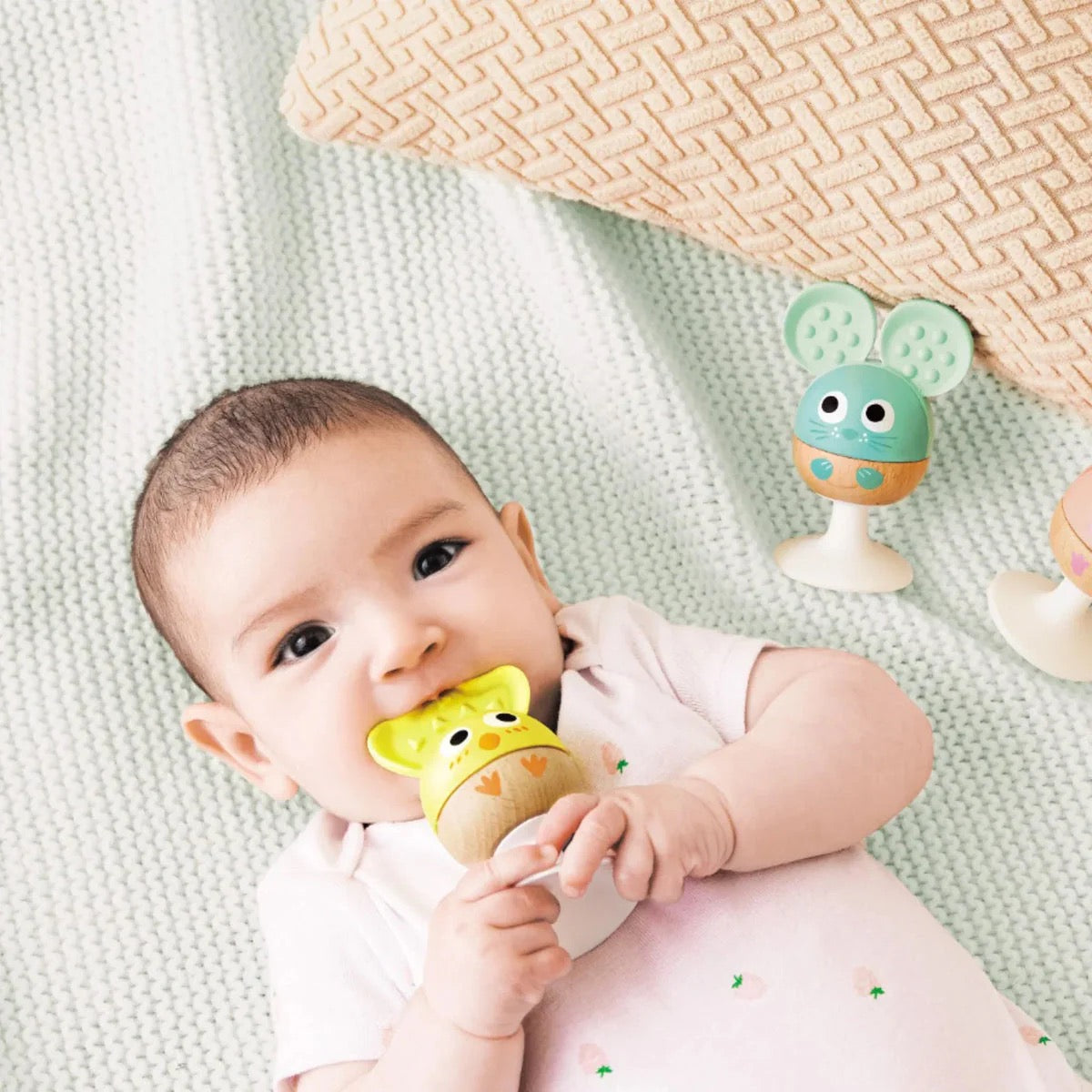 Hape® CHEERY CRITTER RATTLE TRIO