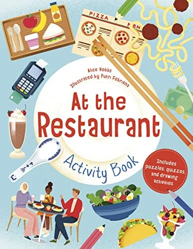 AT THE RESTAURANT ACTIVITY BOOK