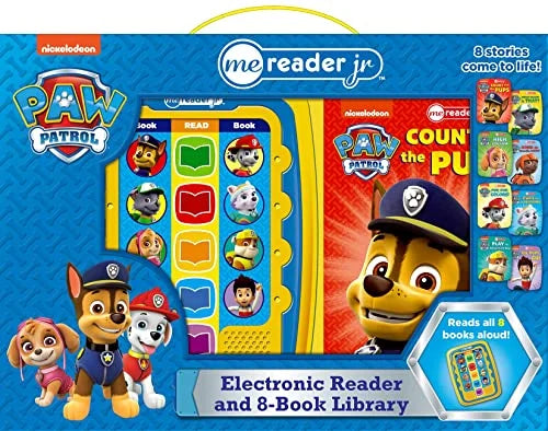 Electronic Reader and 8-Book Library (Paw Patrol, Me Reader Jr.)