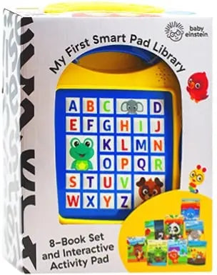 My First Smart Pad Library: Electronic Activity Pad and 8-Book Library (Baby Einstein)