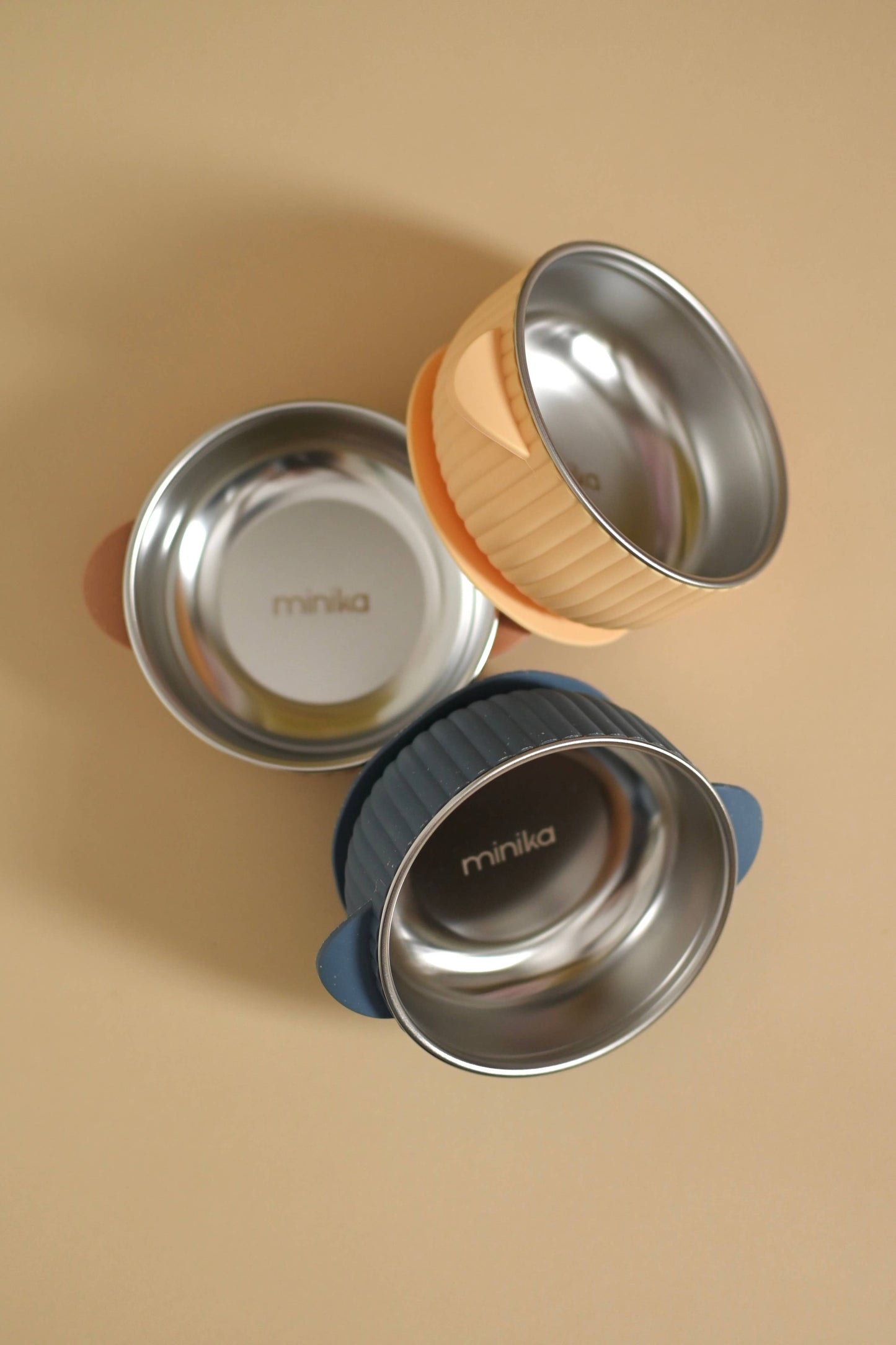 MINIKA Stainless & silicone bowl