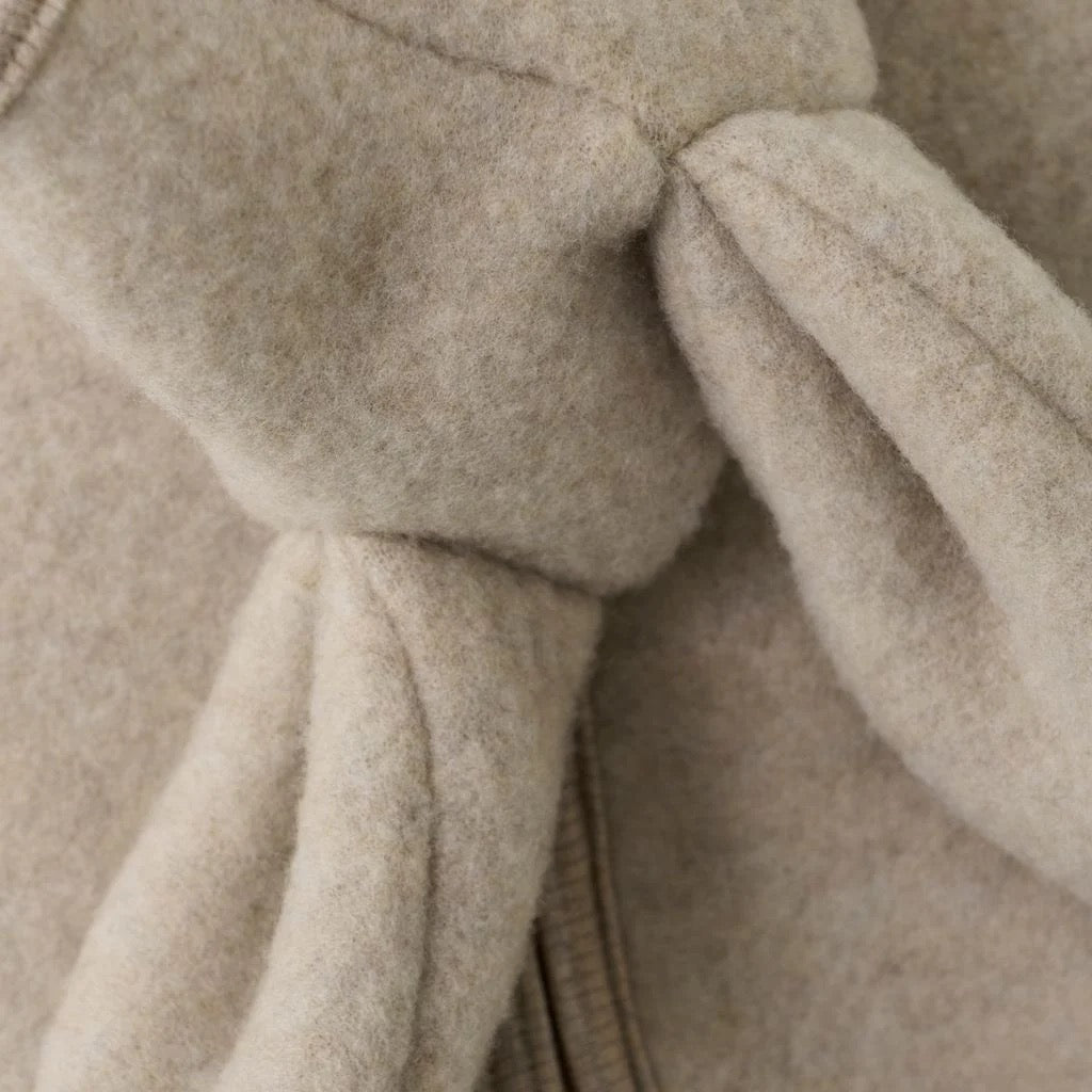 Huttelihut  Pram Suit in Camel Melange with Ears