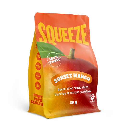 SUNSET MANGO - FREEZE-DRIED MANGO SLICES (30g)