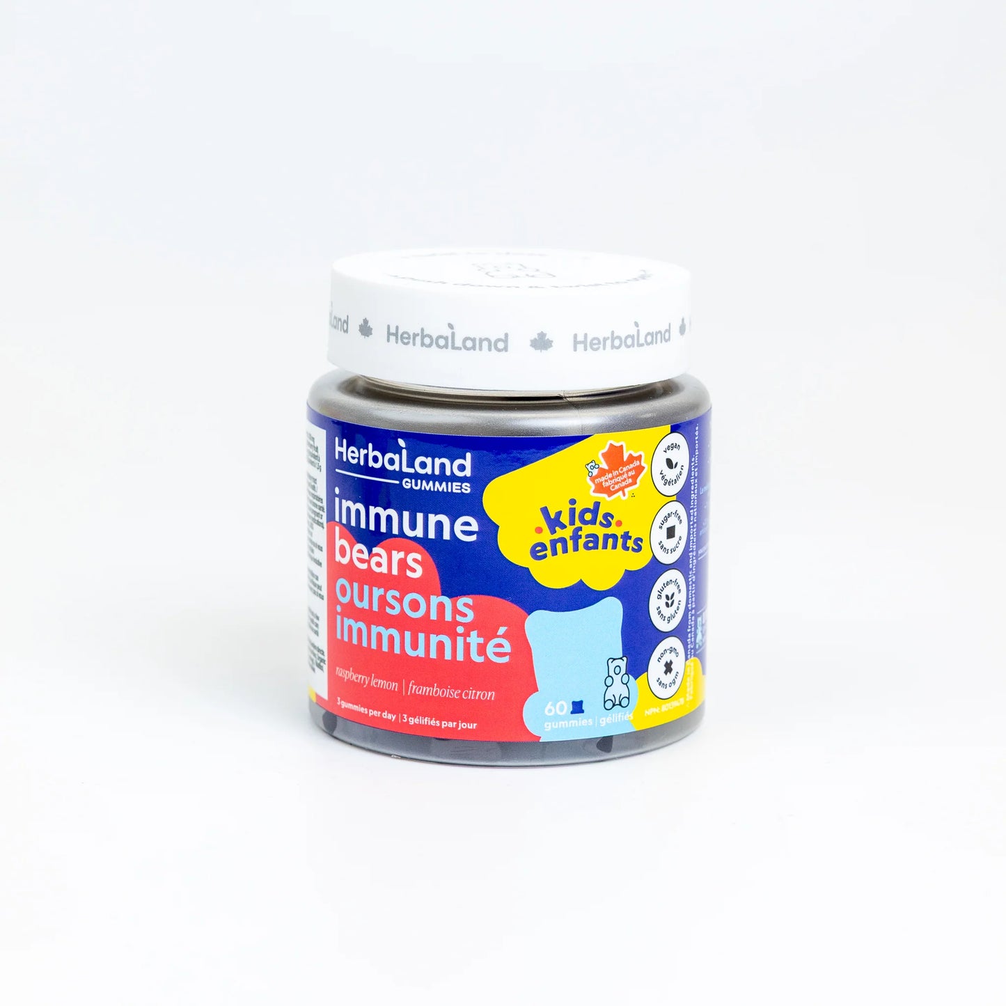 HERBALAND- KIDS IMMUN E BEARS 60 GUMMY