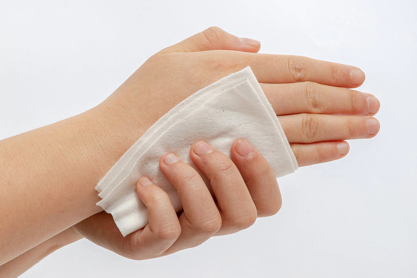 BLARA ORGANIC Organic Cotton Dry Wipes (100 Sheets/Pack)