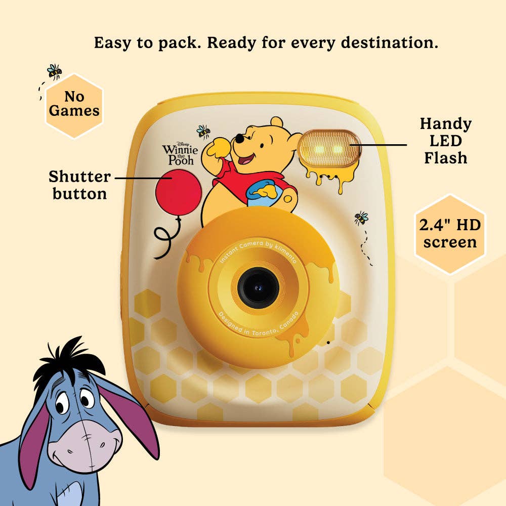 Kiimento Disney Winnie the Pooh Print Pro Camera