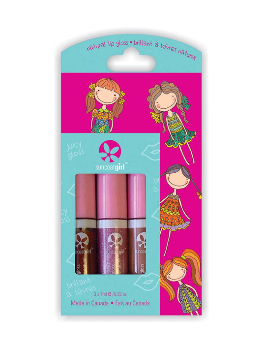 SUNCOAT Trio Lip Gloss Kit - Juicy Gloss