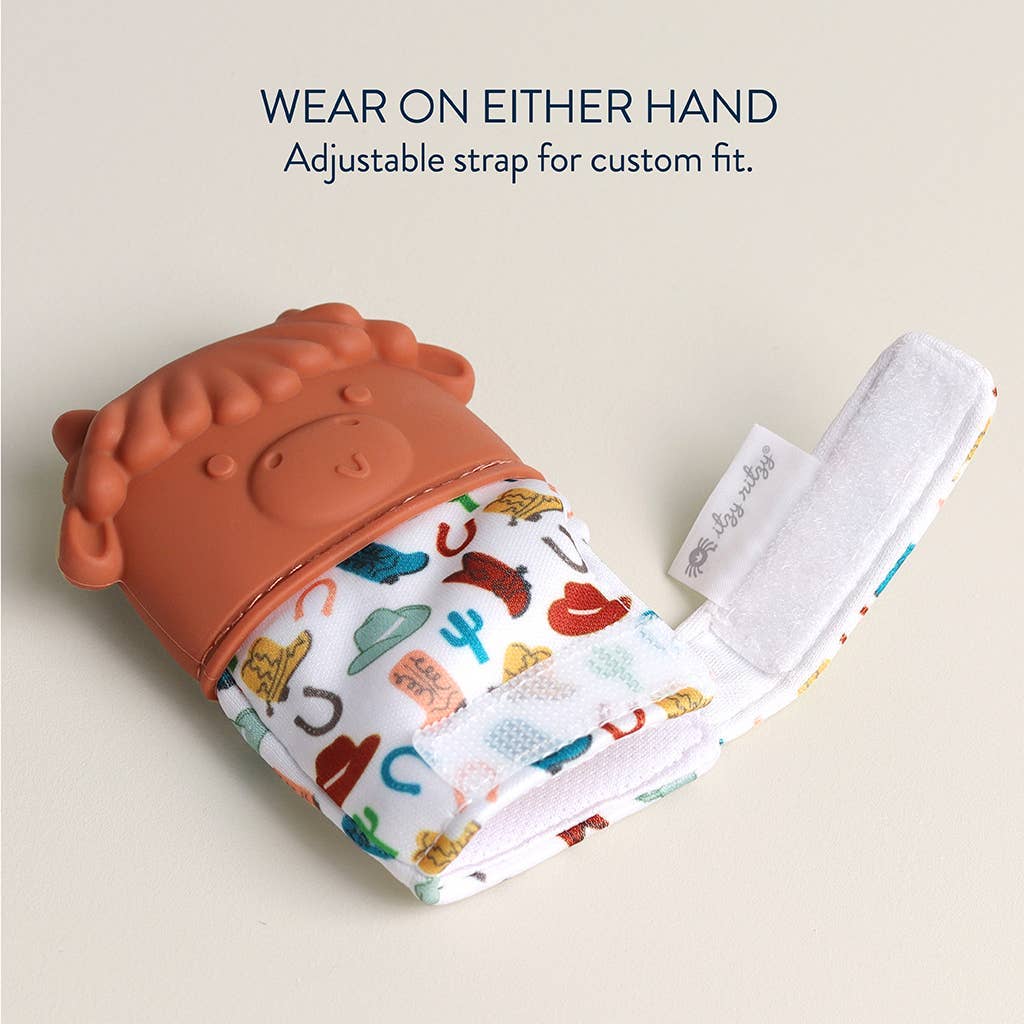Itzy Mitt™ Silicone Teething Mitts: Sun