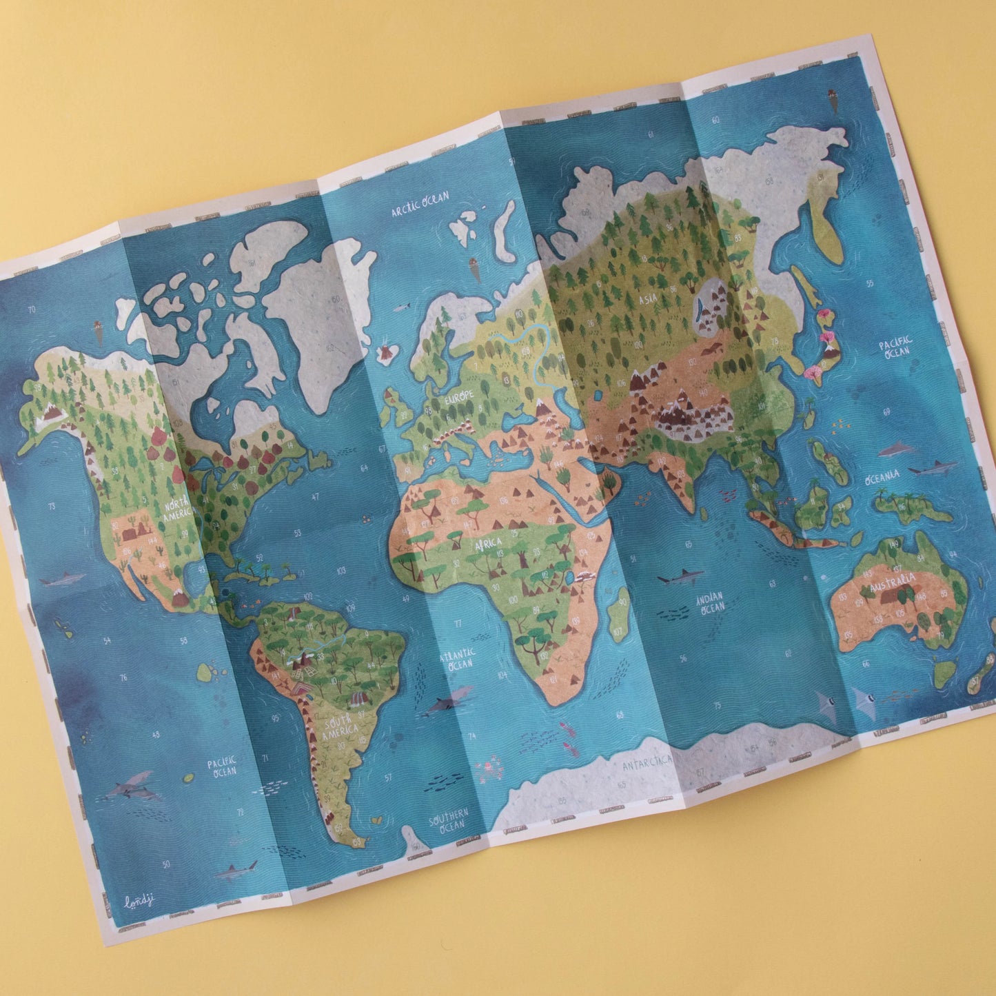 LONDJI Stickers - Animal World Poster & Stickers