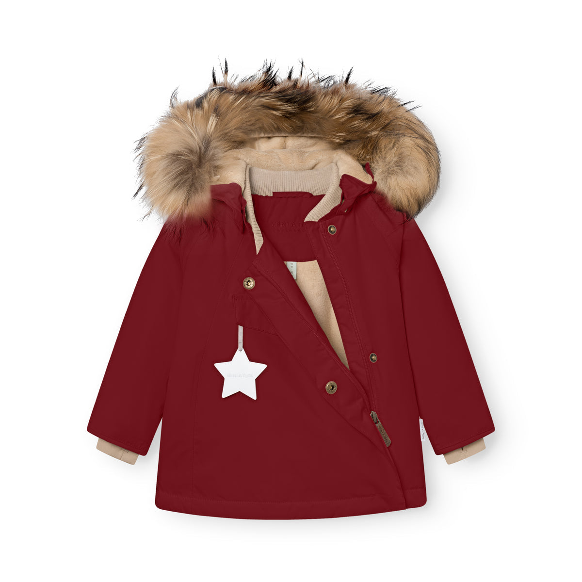 Mini A Ture MATWANG fleece lined winter jacket fur. GRS