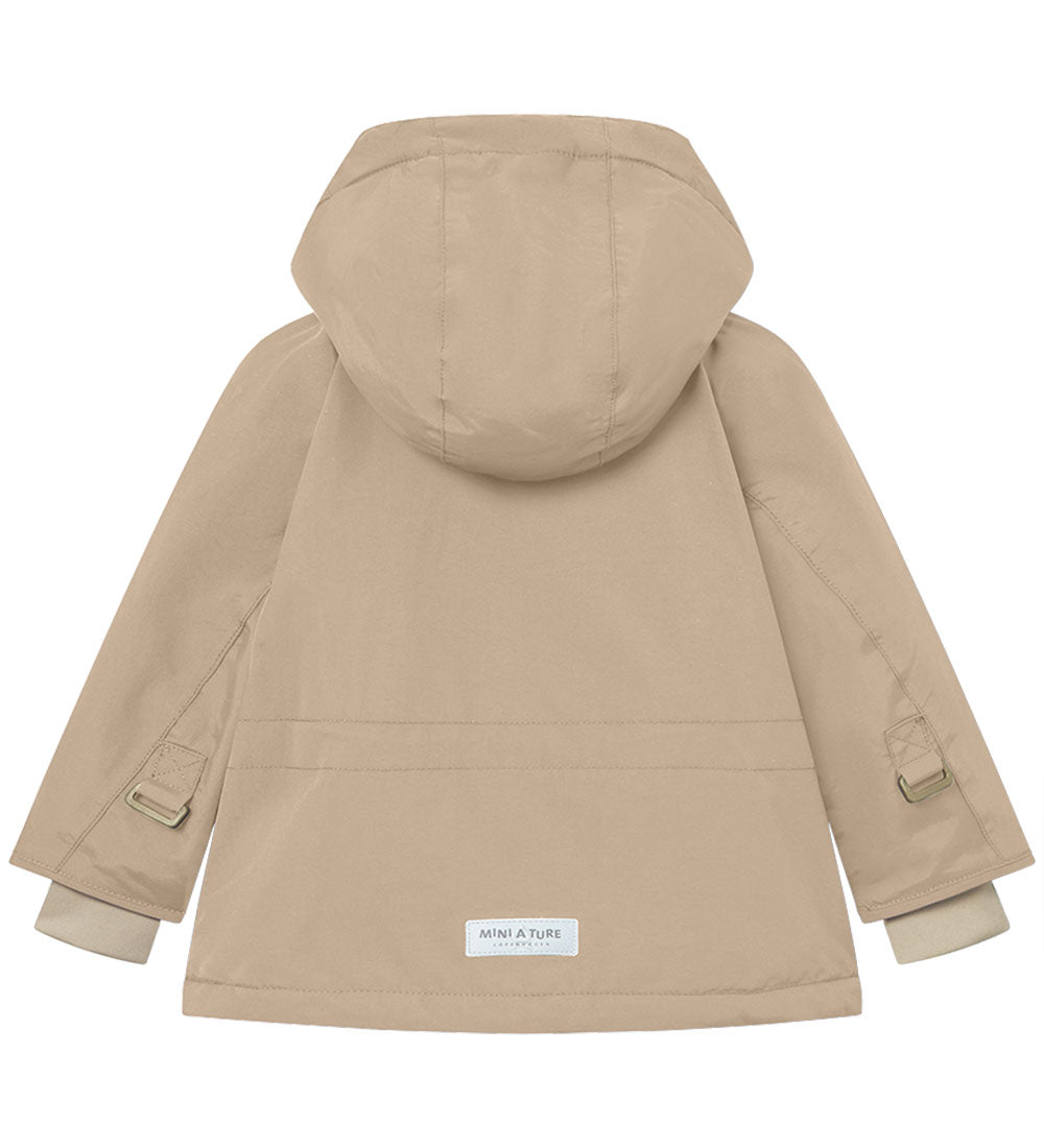 Mini A Ture MATWALLY fleece lined spring jacket. GRS  Savannah tan