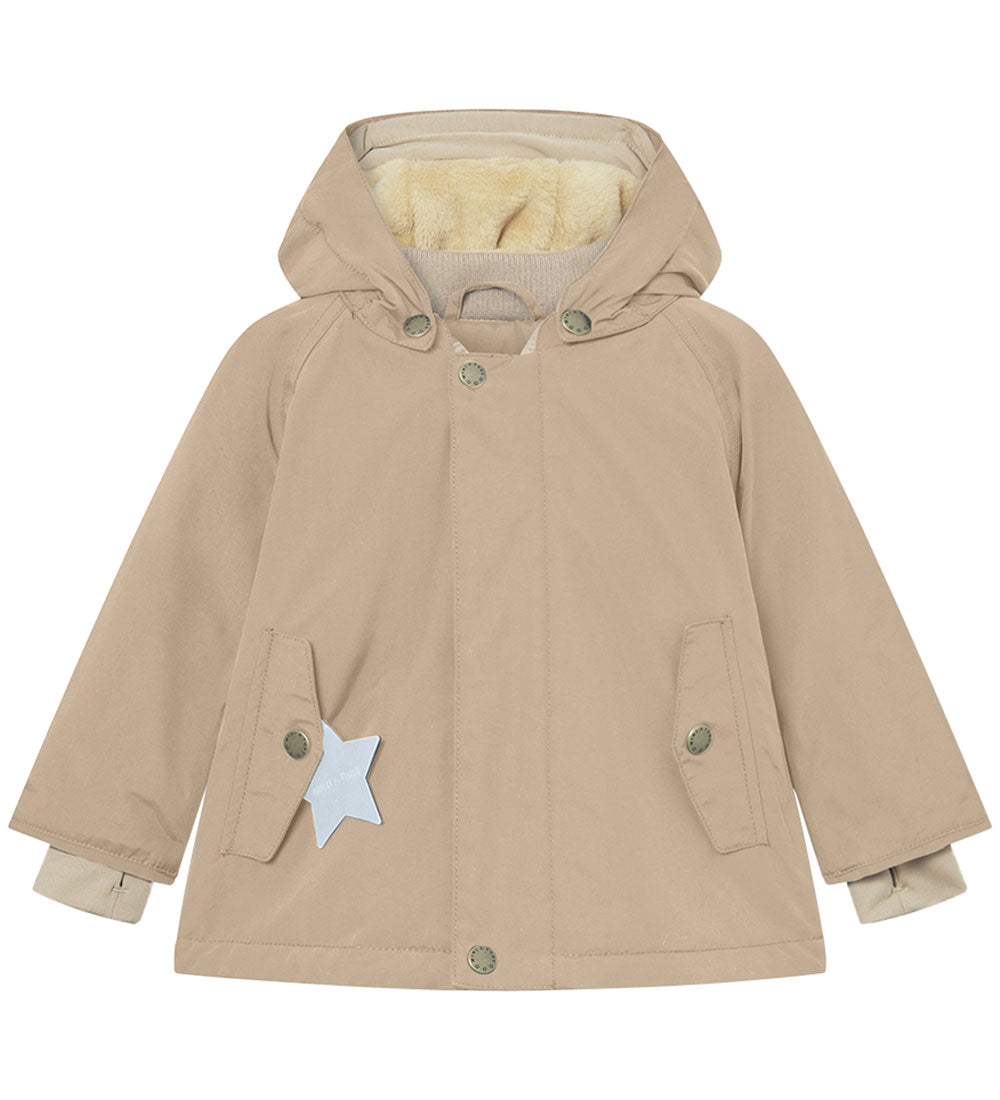 Mini A Ture MATWALLY fleece lined spring jacket. GRS  Savannah tan