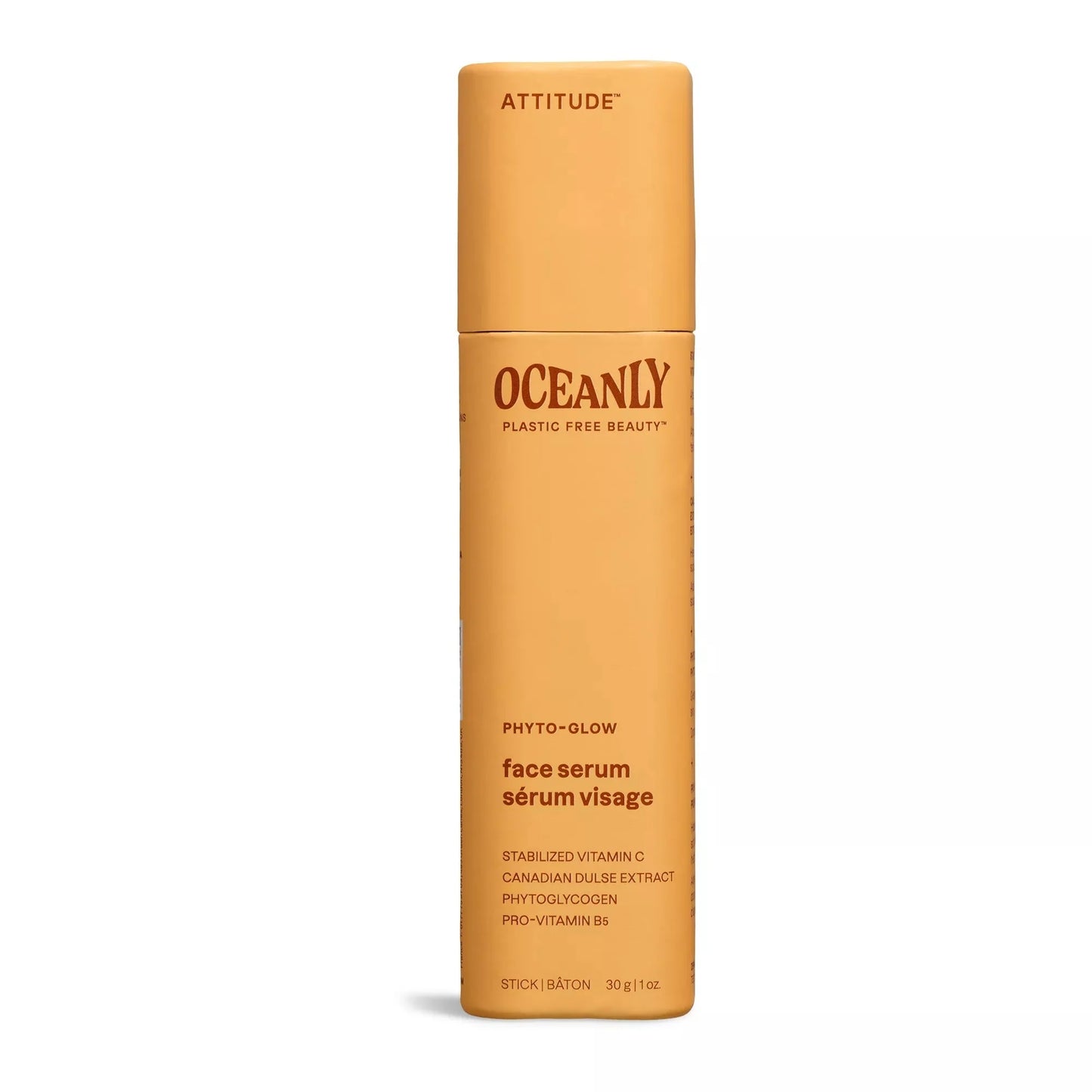 ATTITUDERadiance Solid Face Serum with Vitamin C : Oceanly - Phyto-Glow