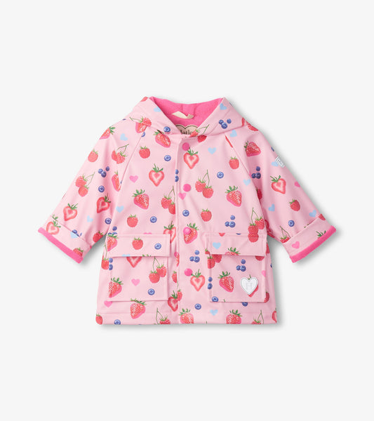Hatley Summer Berries Snap Rain Coat