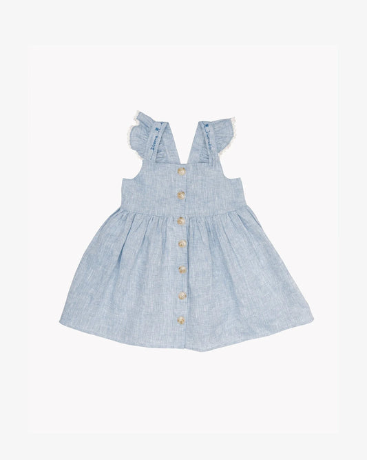 Blara organic linen summer dress