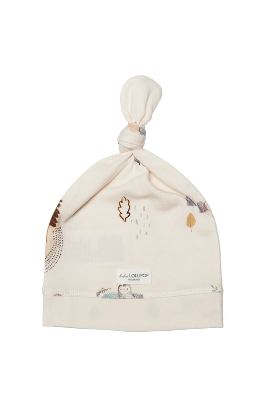 LOULOU LOLLIPOP Top Knot Beanie in TENCEL