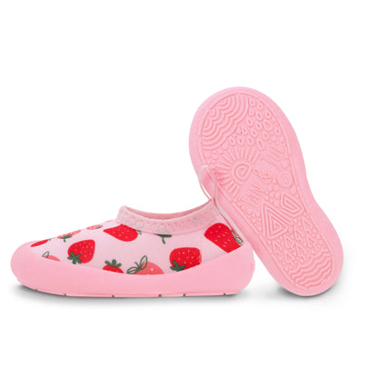Jan and Jul Kids Water Shoes in Pink Strawberry - product photo