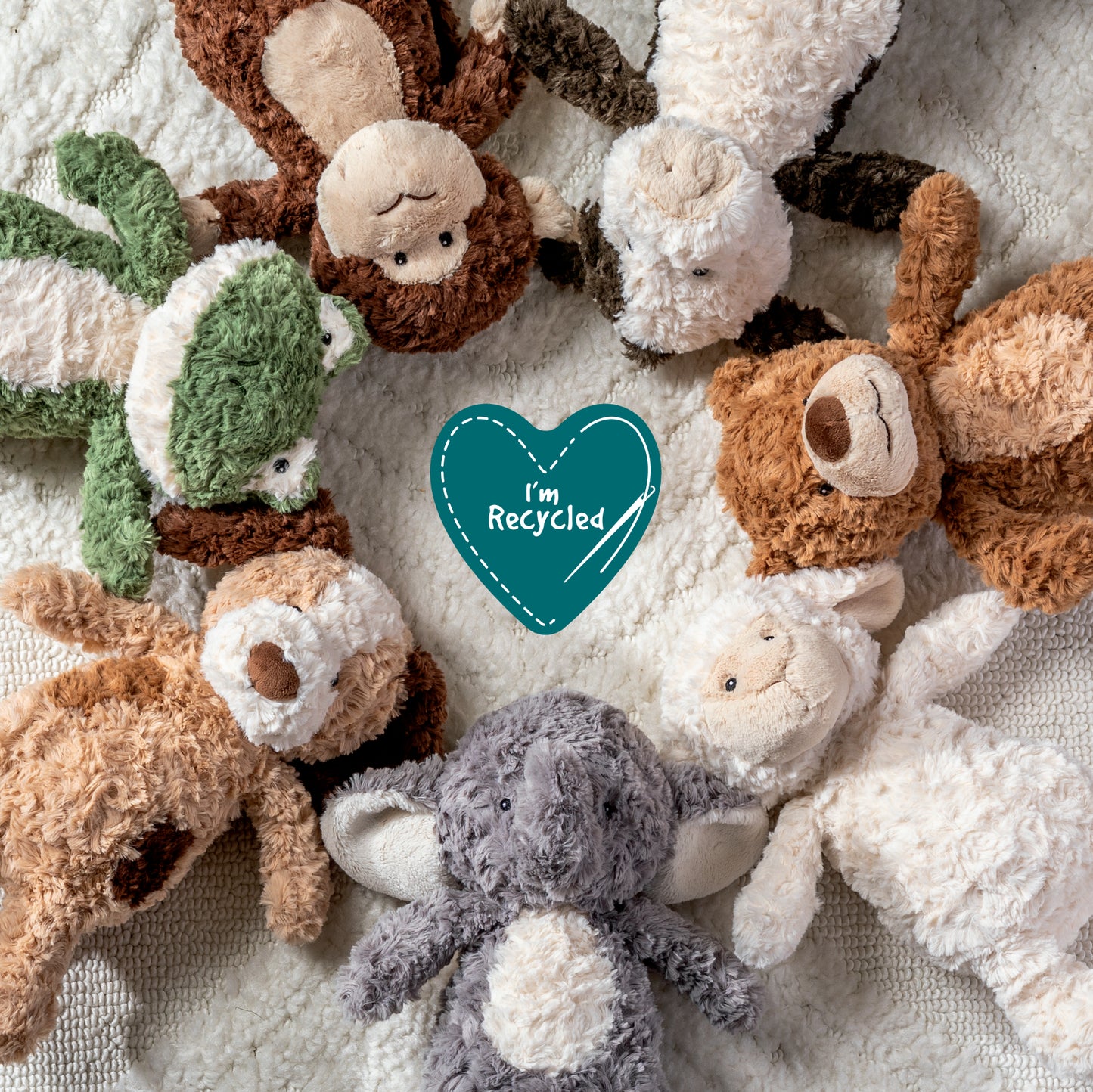 MARY MEYER Recycled Again Friends - 12" Frog