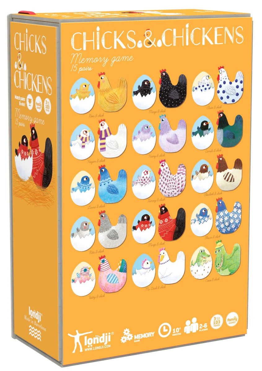 LONDJI Memory Game - Chicks and Chickens
